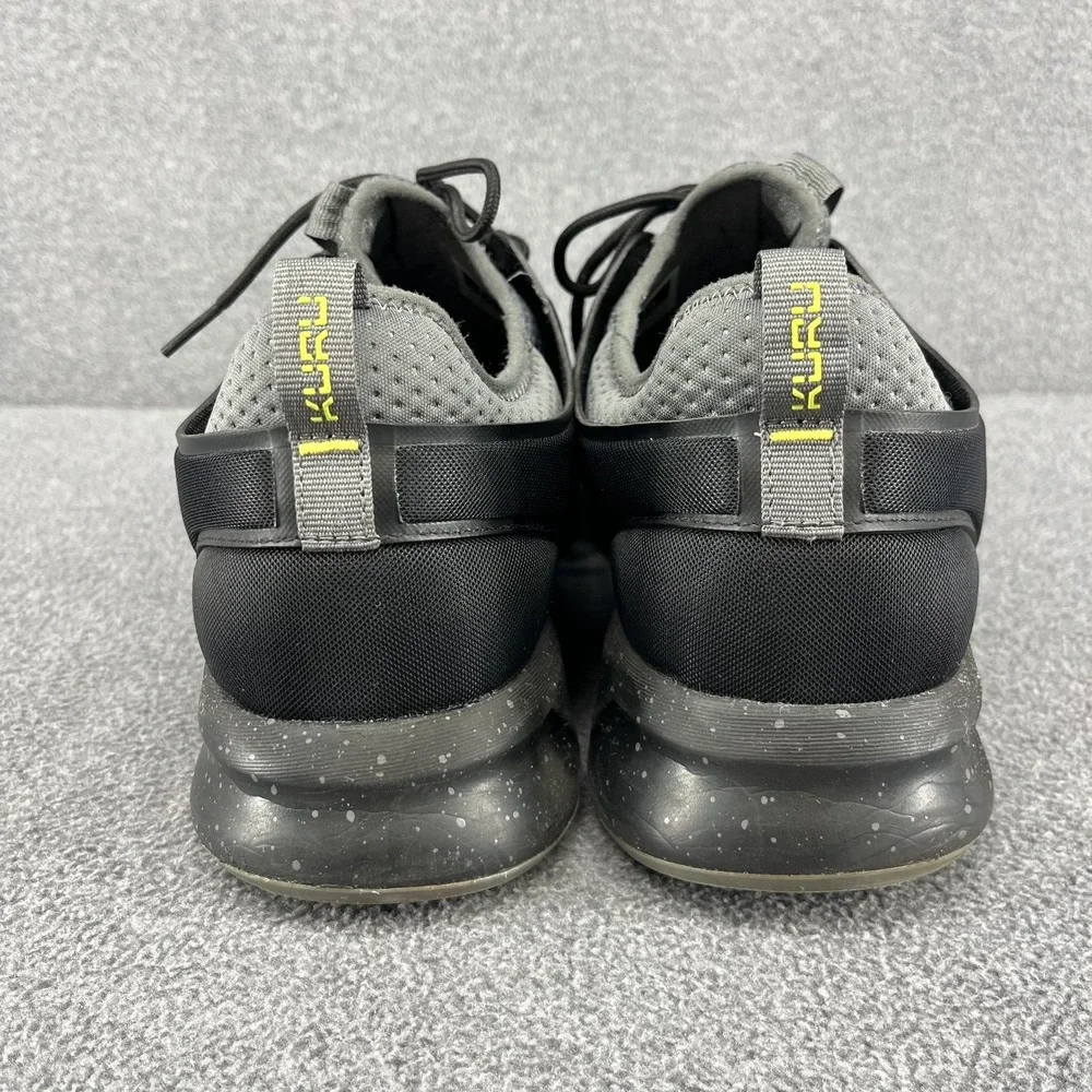 Kuru‎ Atom Mens Size 14 M Black Gray Athletic Running Walking Shoes Sneakers